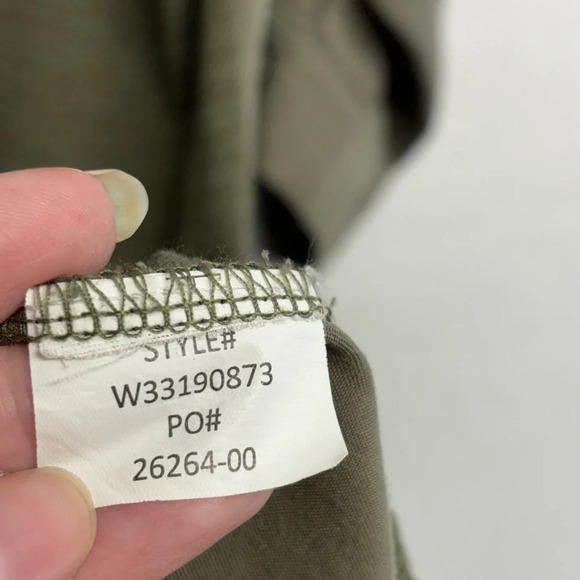 prAna Women's Hensley Henley Dress in Rye Green Size Small Mixed Fabrics - Picture 6 of 8